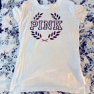Pink logo t-shirt